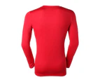 Gamegear® Mens Warmtex® Long Sleeved Base Layer / Mens Sportswear (Red) - BC438
