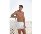 Fruit Of The Loom Mens Classic Boxer Shorts (Pack Of 2) (White) - BC3358