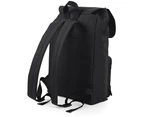 Bagbase Heritage Laptop Backpack Bag (Up To 17inch Laptop) (Black/Black) - BC2540