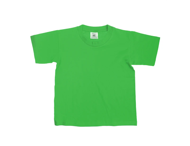 B&C Kids/Childrens Exact 150 Short Sleeved T-Shirt (Kelly Green) - BC1286