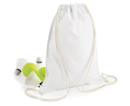 Bagbase Sublimation Gymsac / Drawstring Bag (5 Litres) (White) - BC3150