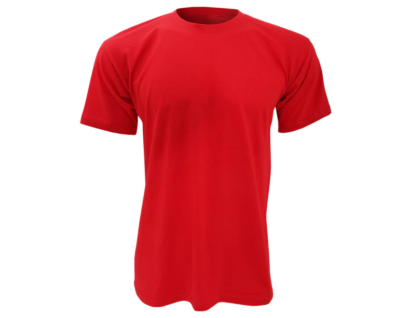 B&C Mens Exact 150 Short Sleeve T-Shirt (Red) - BC1288