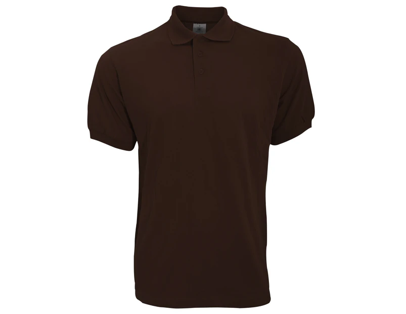 B&C Safran Mens Polo Shirt / Mens Short Sleeve Polo Shirts (Brown) - BC103