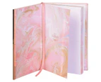 Ted Baker A5 Soft Touch Notebook - Pink Bow
