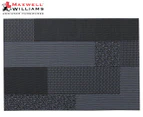 Set of 12 Maxwell & Williams 45x30cm Blocks Placemats - Navy