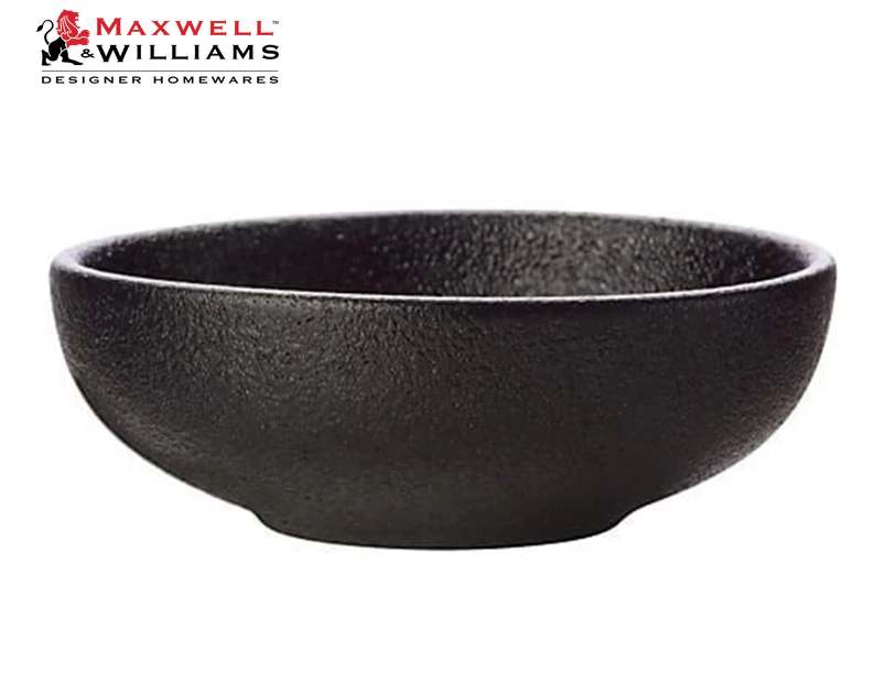 Set of 12 Maxwell & Williams 7cm Caviar Round Sauce Dish - Black