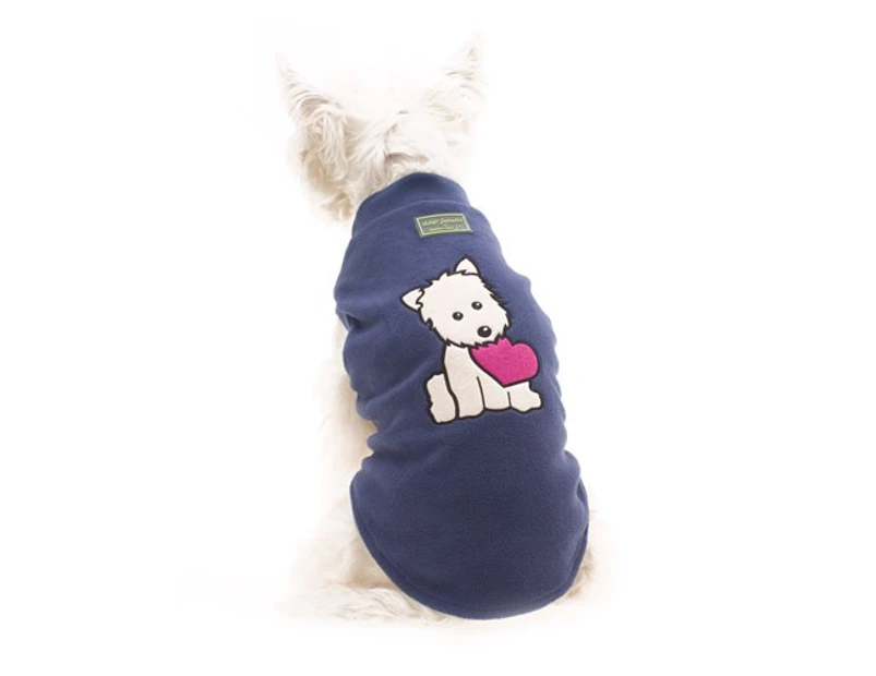 Hamish McBeth Pyjamas 40cm Puppy Heart Blue