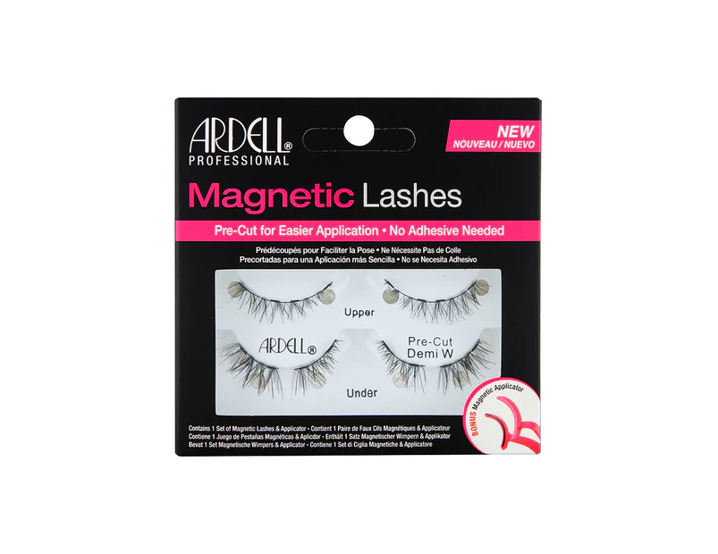 Ardell Magnetic Pre-Cut Demi Wispies False Lashes + Applicator
