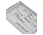 5 Piece Stainless Steel Cheese Knife Gift Set - Silver - 19/16.5 x 5 cm - 0.250kg