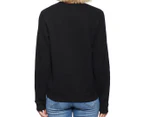 Calvin Klein Jeans Women's Quilt Graphic Sweater - CK Black
