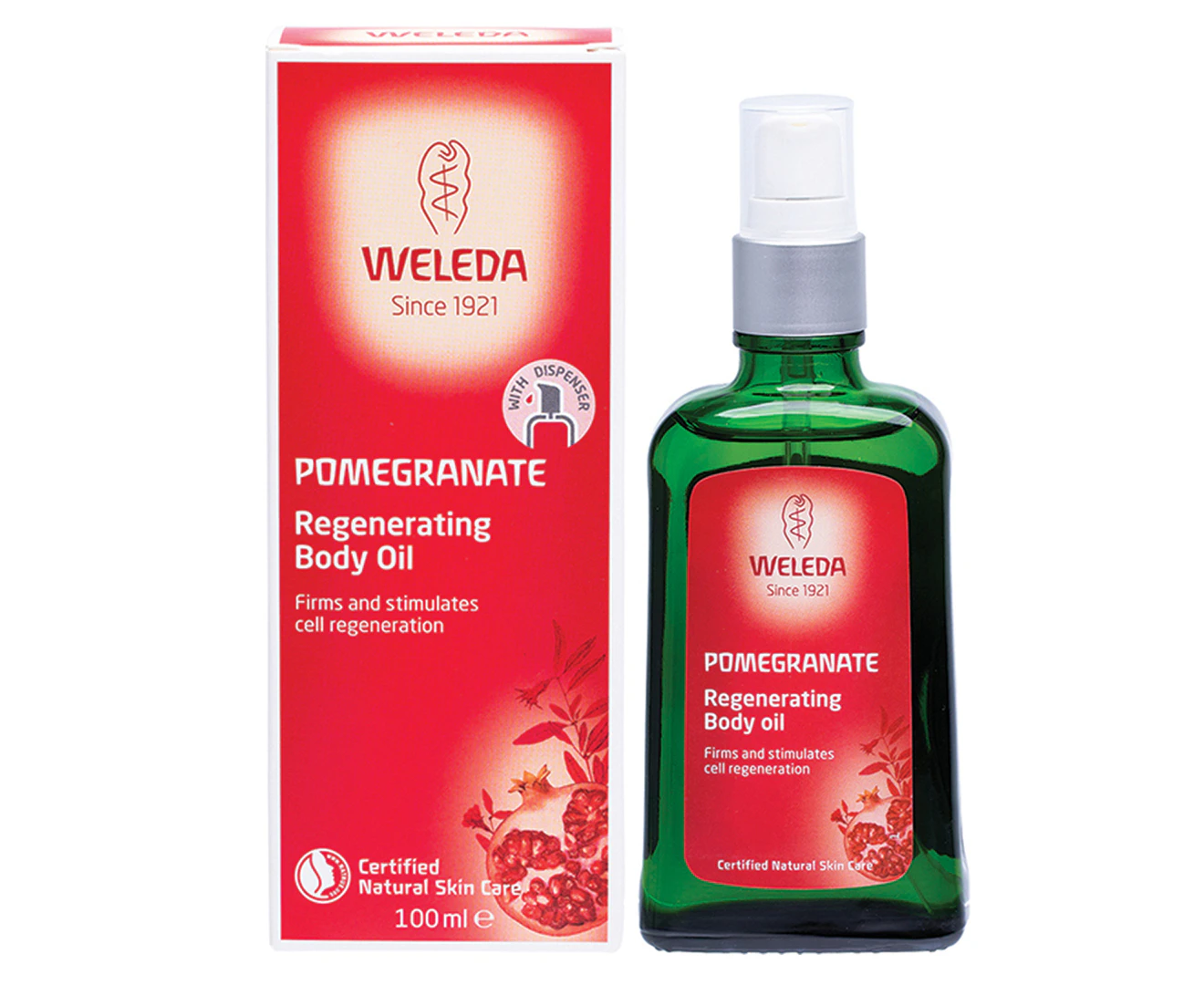 Weleda Pomegranate Regenerating Body Oil 100mL