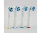 4pcs CROSS ACTION Oral B Compatible Electric Toothbrush Replacement Brush Heads 1