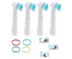 Electric Toothbrush Heads Oral B Compatible Replacement Brush x4 Precision Clean 5
