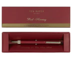 Ted Baker Premium Ballpoint Pen - Red Garnet