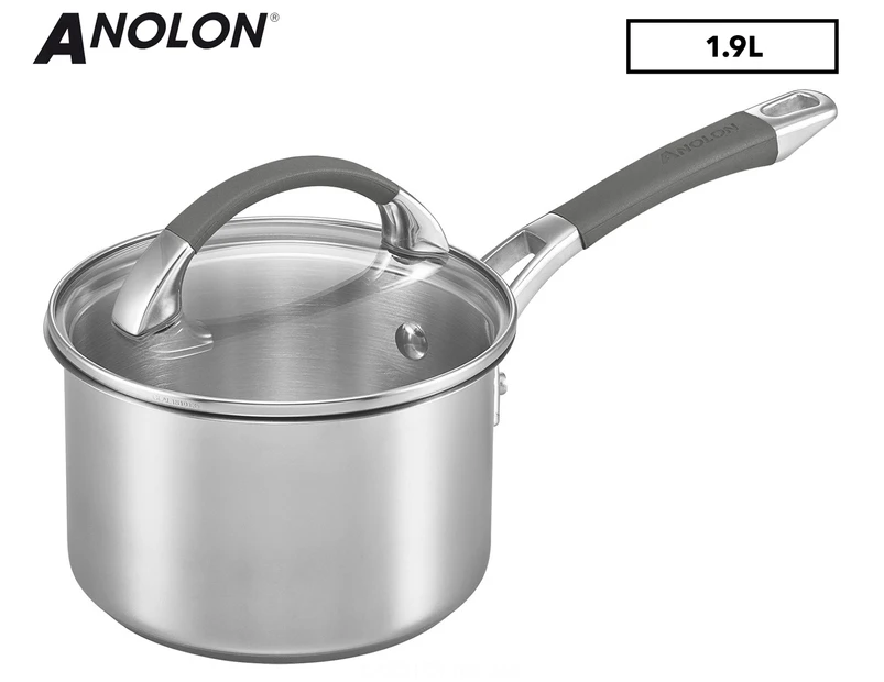 Anolon 16cm Endurance Stainless Steel Covered Saucepan