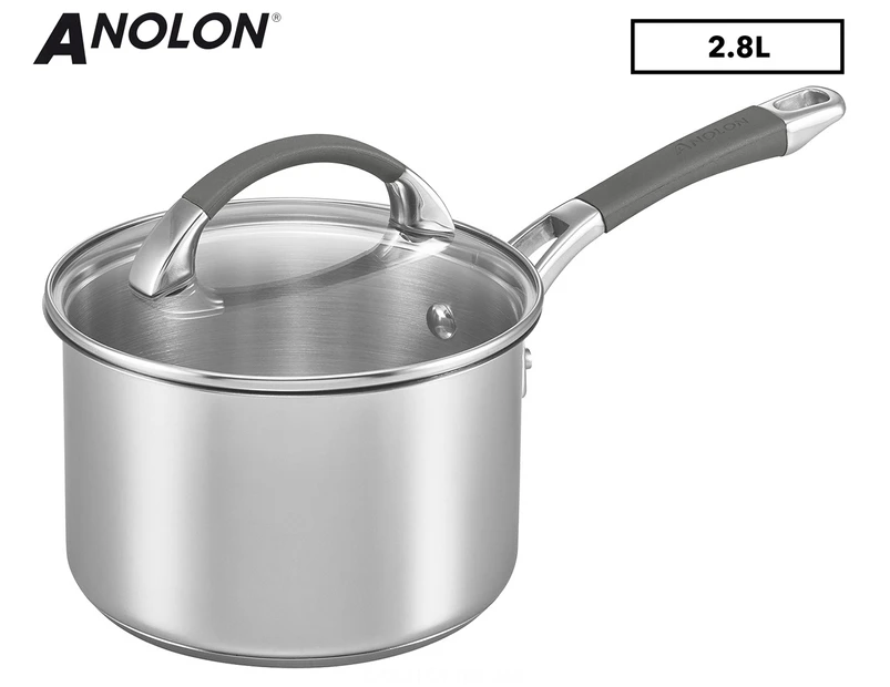 Anolon 18cm Endurance Stainless Steel Covered Saucepan