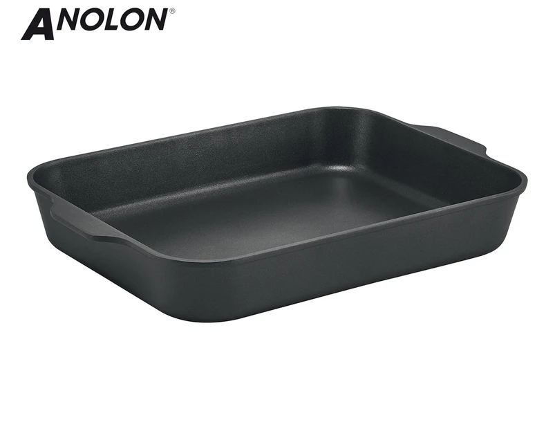 Anolon 34x26x6cm Medium Cast Aluminium Non-Stick Roaster