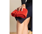 Womens Amy Suede Bag Coral