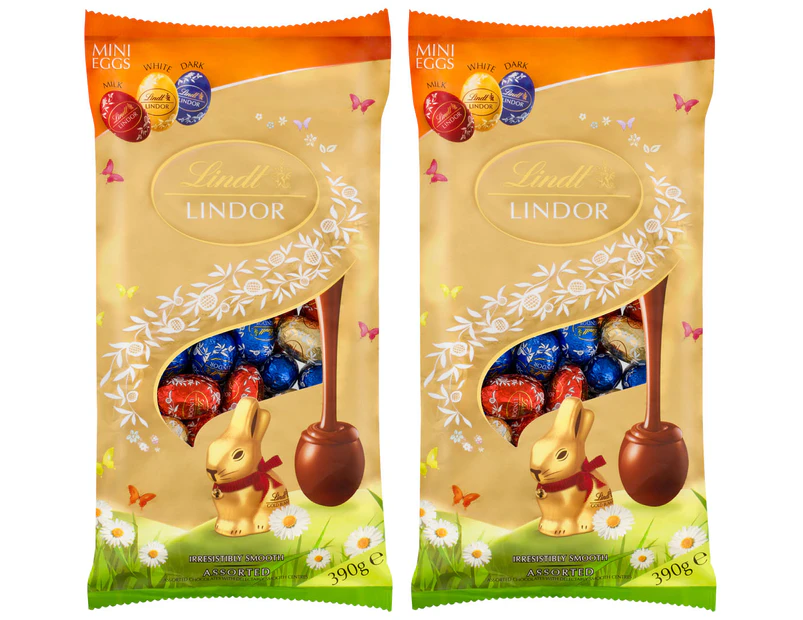 Lindt Lindor Assorted Mini Easter Eggs 390g