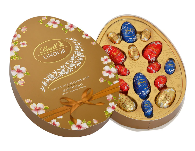 Lindt Lindor Blossom Edition Assorted Easter Eggs Box 150g