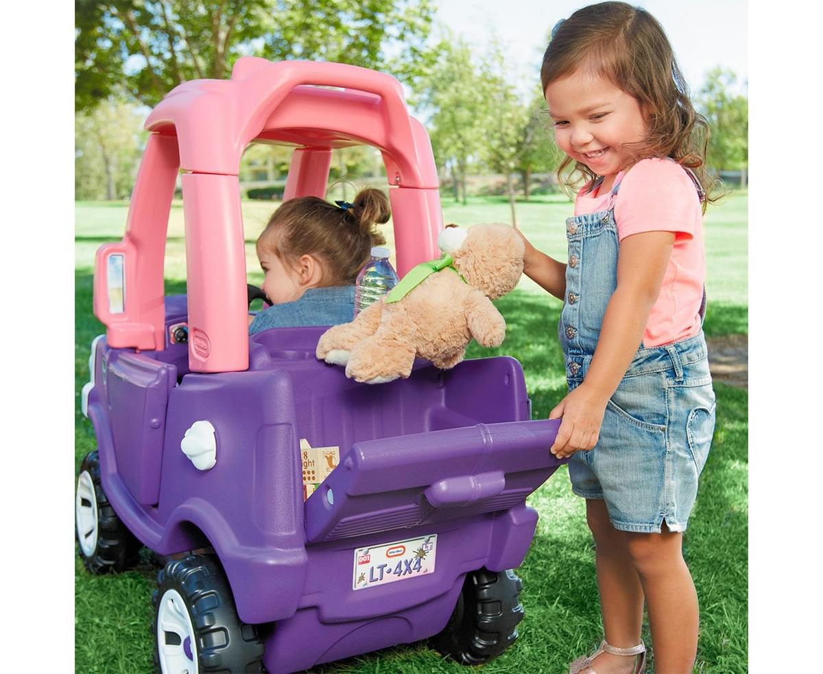 little tikes pink and purple truck