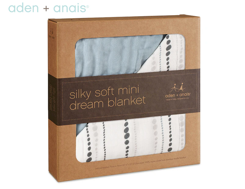 Aden + Anais 70x70cm Silky Soft Bamboo Stroller Blanket - Moonlight