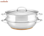 Essteele Per Vita Copper Base Stainless Steel Induction Covered Multicooker With Steamer Insert 30cm/4.7L