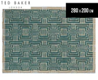 Ted Baker 280x200cm Kinmo Rug - Green Geo
