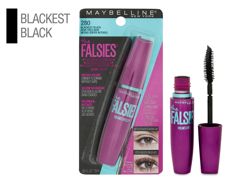 Maybelline Volum'Express The Falsies Mascara 7.5mL - Blackest Black