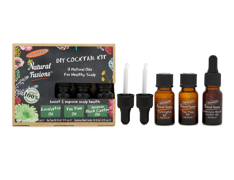Palmer's Natural Fusions D.I.Y Cocktail Kit for Healthy Scalp 3pk