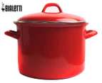 Bialetti 7.5L/24cm Enamel Stockpot - Red