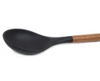Bialetti 31cm St. Clare Acacia Handle Silicone Solid Spoon