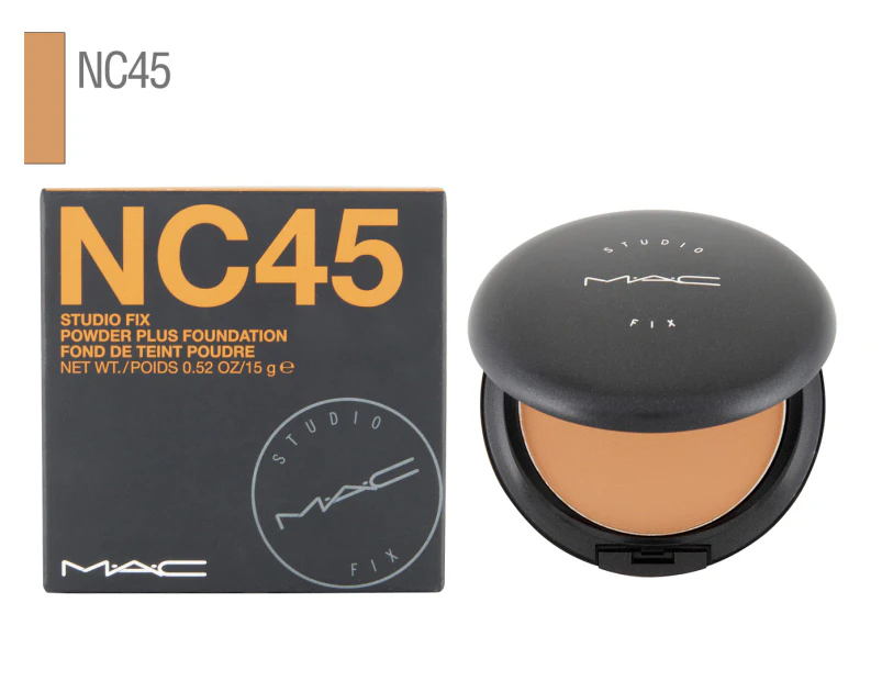 MAC Studio Fix Powder + Foundation 15g - NC45