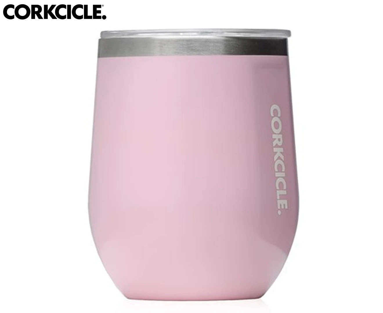 Corkcicle 350mL Stemless Wine Tumbler - Rose Quartz