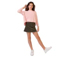 Gelati Jeans Girls' Carli Cord A-Line Skirt - Moss Green