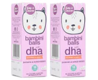 2 x Keep It Cleaner Bambini Balls w/ DHA Banana & Mixed Berry 75g