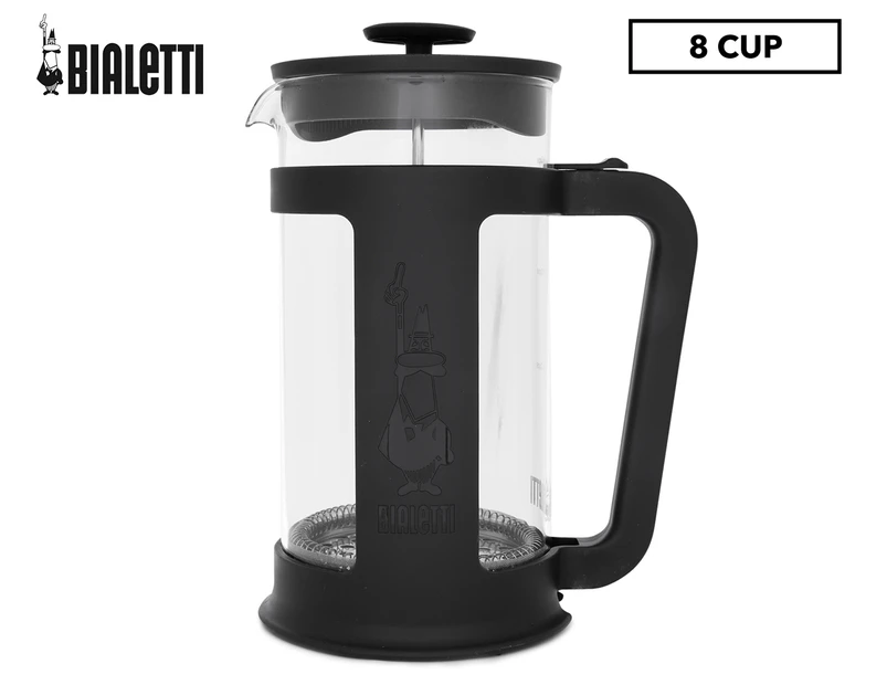 Bialetti 1L Smart Press Coffee Plunger - Black