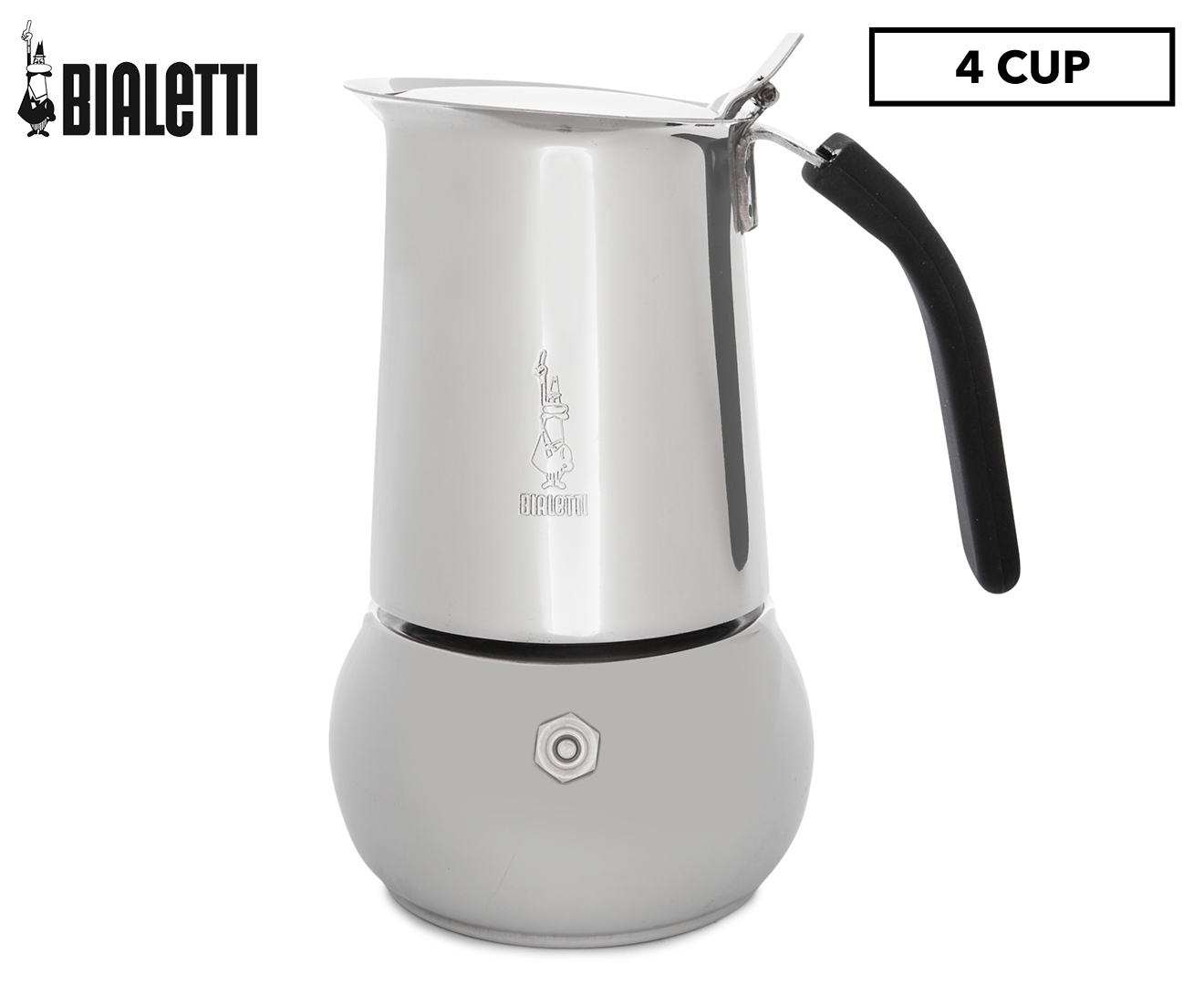 Bialetti Kitty Induction espresso maker, 6 cups