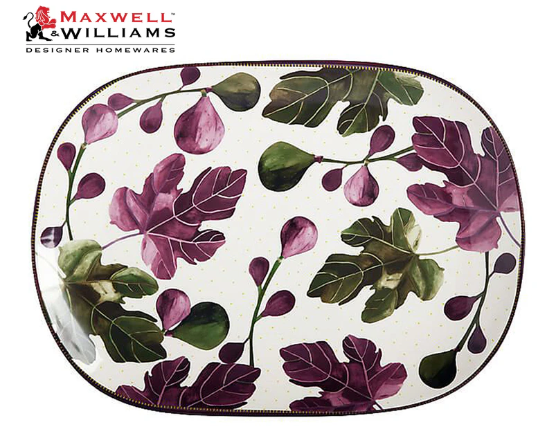 Maxwell & Williams 45cm Fig Garden Oblong Platter - Multi