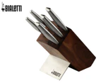 Bialetti 6-Piece Acacia Knife Block Set