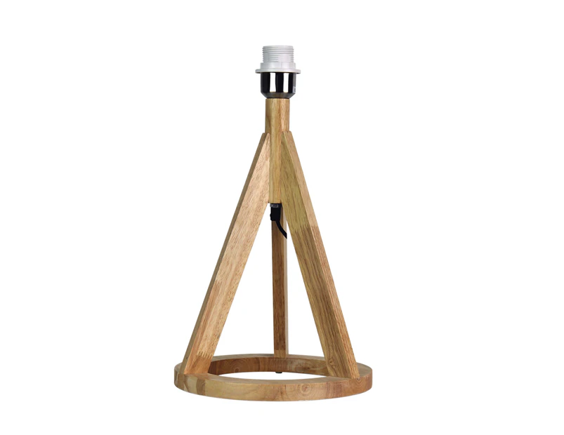 Stabb Timber Tripod Table Lamp Base