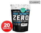 BioTech Iso Whey Zero Protein Powder Strawberry 500g