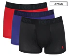 Polo Ralph Lauren Men's Lux Cotton Modal Stretch Trunks - Rugby Blue/Royal Blue/Red