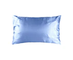 Bambury Satin Pillowcase - 100% Polyster Satin - 48 x 73cm - Blue Haze