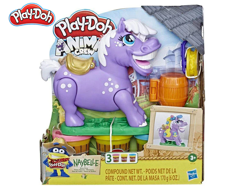 Play-Doh Animal Crew Naybelle Show Pony Playset