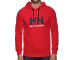 Helly Hansen Men's HH Logo Cotton Hoodie - Flag Red