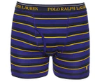 Polo Ralph Lauren Men's Boxer Briefs - Heritage Blue/Royal Blue/Heritage Blue & Yellow Stripe