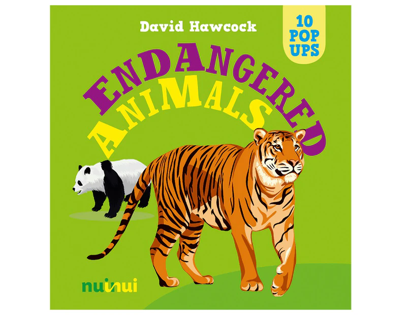 10 Pop Ups: Endangered Animals Hardcover Book by David Hawcock