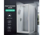 Levede Bath Shower Enclosure Screen Seal Strip Glass Shower Door 900x900x1900mm