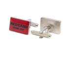 Dobell Mens Novelty Red and Yellow Card Cufflinks Wedding Formal Business